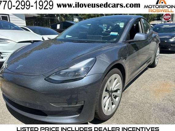 TESLA MODEL 3 2022 5YJ3E1EA8NF340317 image